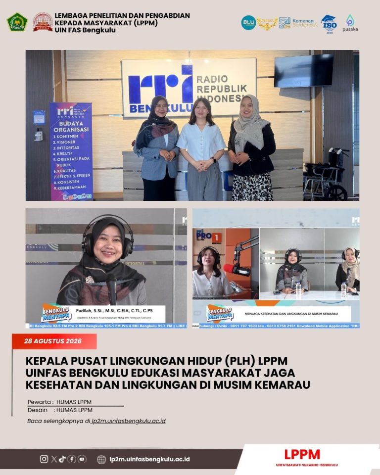 AGA PENELITIAN DAN PENGABDIAN KEPADA MASYARAKAT (LPPM) UIN FAS Bengkulu (1)