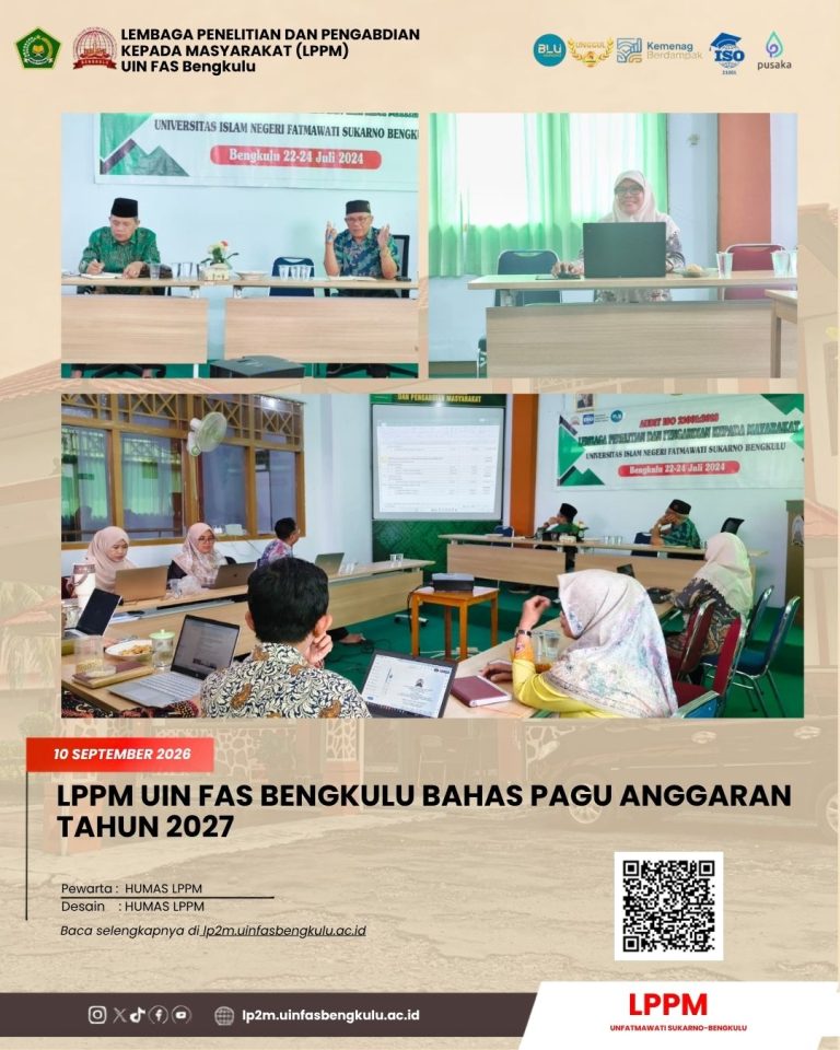 AGA PENELITIAN DAN PENGABDIAN KEPADA MASYARAKAT (LPPM) UIN FAS Bengkulu (2)